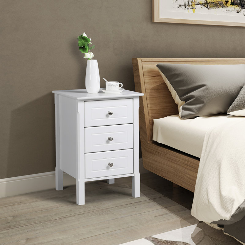 Side Table Set, White