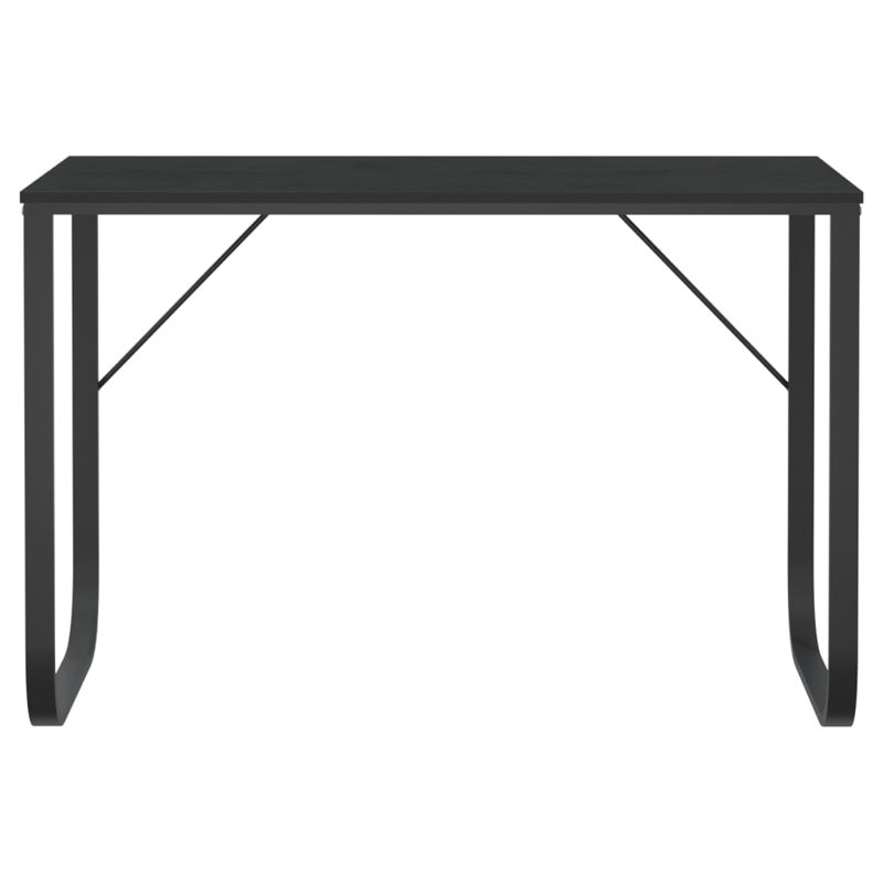 Schuldt 110Cm W Rectangle Writing Desk, Black