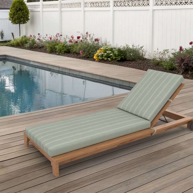 Coussin de chaise longue Amala Sunbrella® Amala, L 24,5 x P 76,5, Détente délavée
