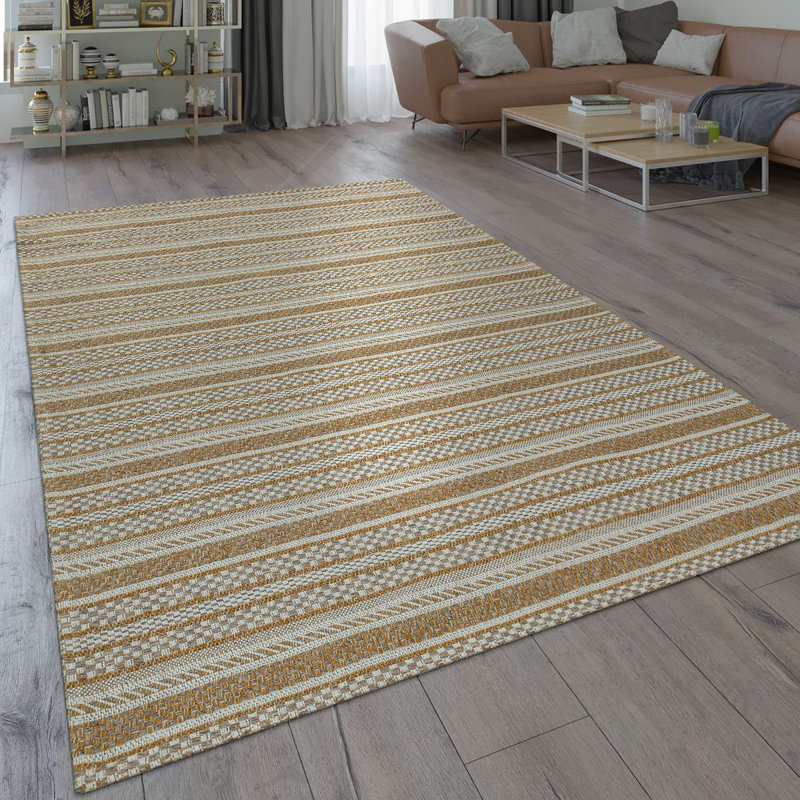 Pantela Striped Area Rug, Rectangular 80 x 150cm
