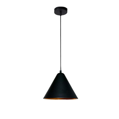 Shamonte 1 - Light Black Cone Pendant