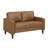 Eric Mid Century Faux Leather 3-Piece Living Room Set with Exposed Tapered Legs, Pocket Coils & Durable Frame-1137418551