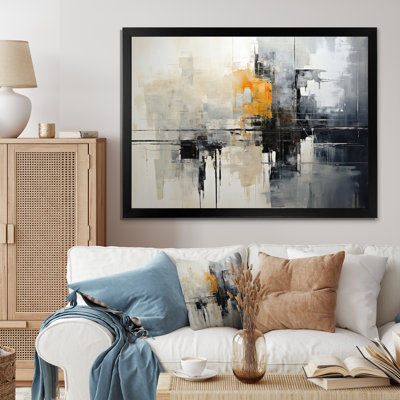 Gabreil Grey Collage Reflections I - Abstract Collages, art mural sur toile