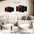 Avery Red Black Abstract-106052369
