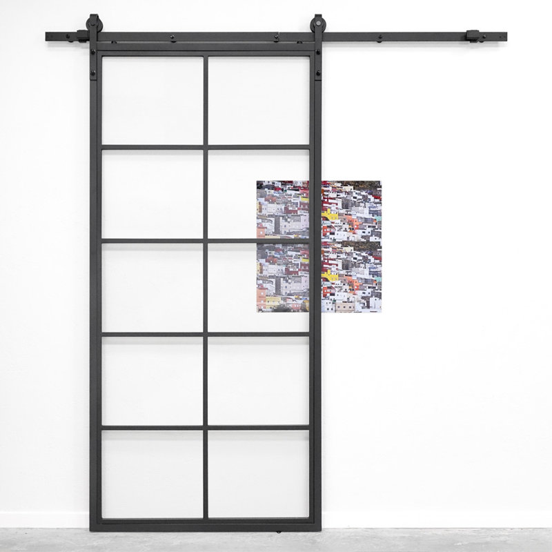 Kenn Tivoli Metal Sliding Door, 210cm H x 100cm W x 3cm D