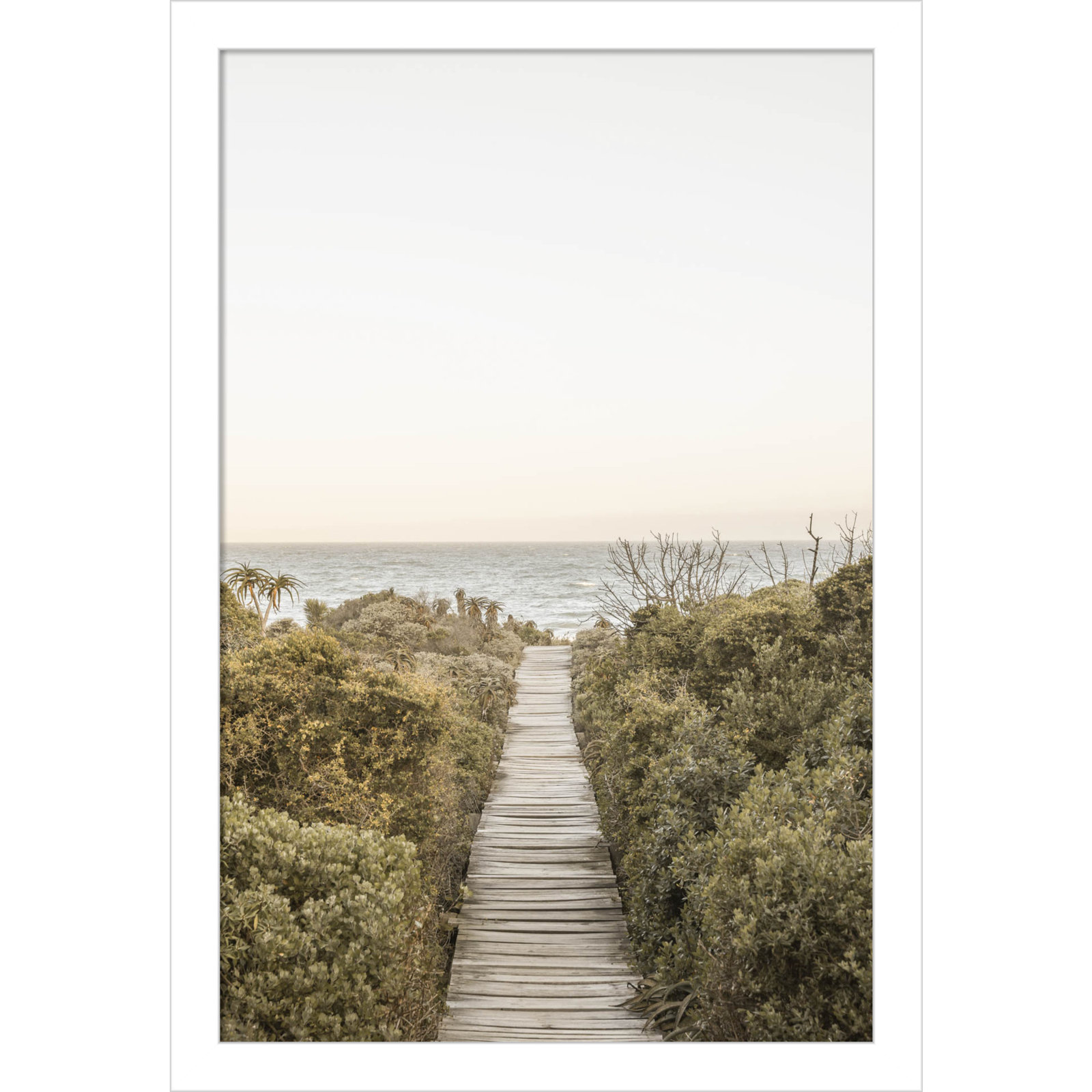 Partlow "Boardwalk" Print by Shot by Clint, White, 17" H x 12" W
