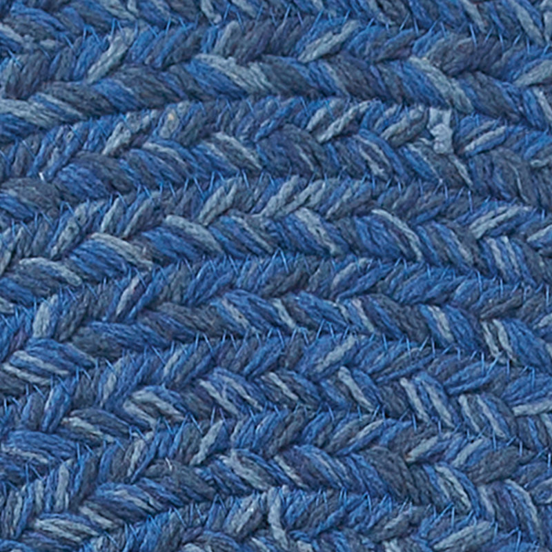 Linge de table Cilka, Tapis de couloir 36 po, Bleu, Géométrique