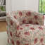 Fauteuil demi-tonneau pivotant rembourré Bryonie