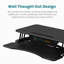 Convertisseur de bureau électrique à hauteur réglable VersaDesk PowerRiser avec port de charge USB - noir - 32 po x 24 po