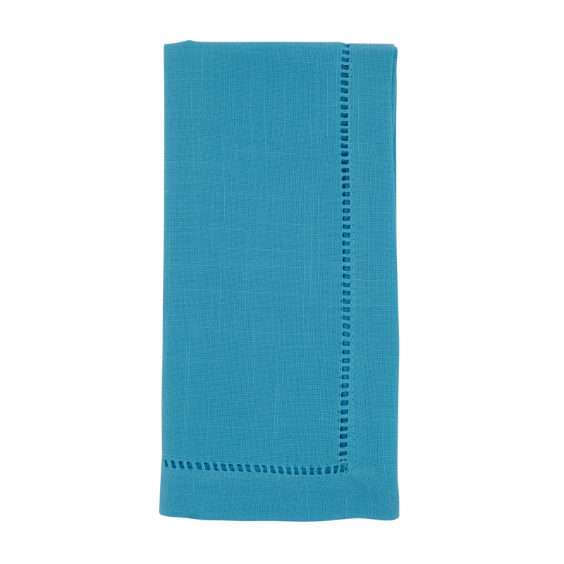 Rowles Hemstitched Border Dinner Napkin, Fuchsia