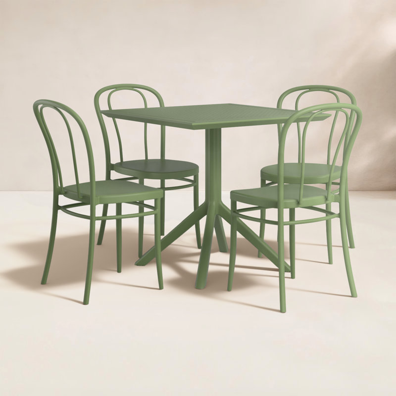 Ensemble de salle à manger 31,5 po Altus, Vert olive