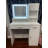 Vanity Desk With Mirror And LED Light Strip,Dressing Table With Large Drawer, 3 Level Storage Dresser & 3 Lighting Modes Adjustable Brightness,Suitable For Bedroom