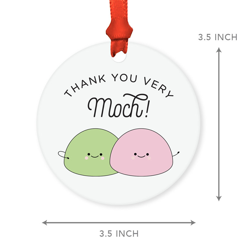 Décoration de Noël Funny Food pun Mochis