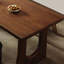 Ensemble de table de salle à manger rectangulaire en bois massif-105626175