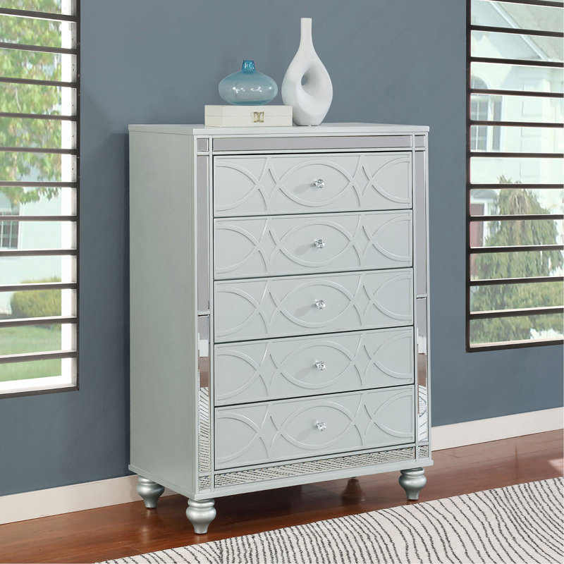 Commode de chambre à 5 tiroirs