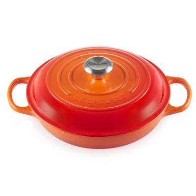 Le Creuset Signature Enameled Cast Iron Braiser with Lid