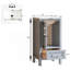 Meuble-lavabo simple autoportant de 18 po avec plateau entièrement assemblé-339691567