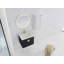 Meuble-lavabo mural 24 po avec lavabo en céramique et armoire latérale, portes à fermeture douce, armoire combinée (emballage KD)-563371111