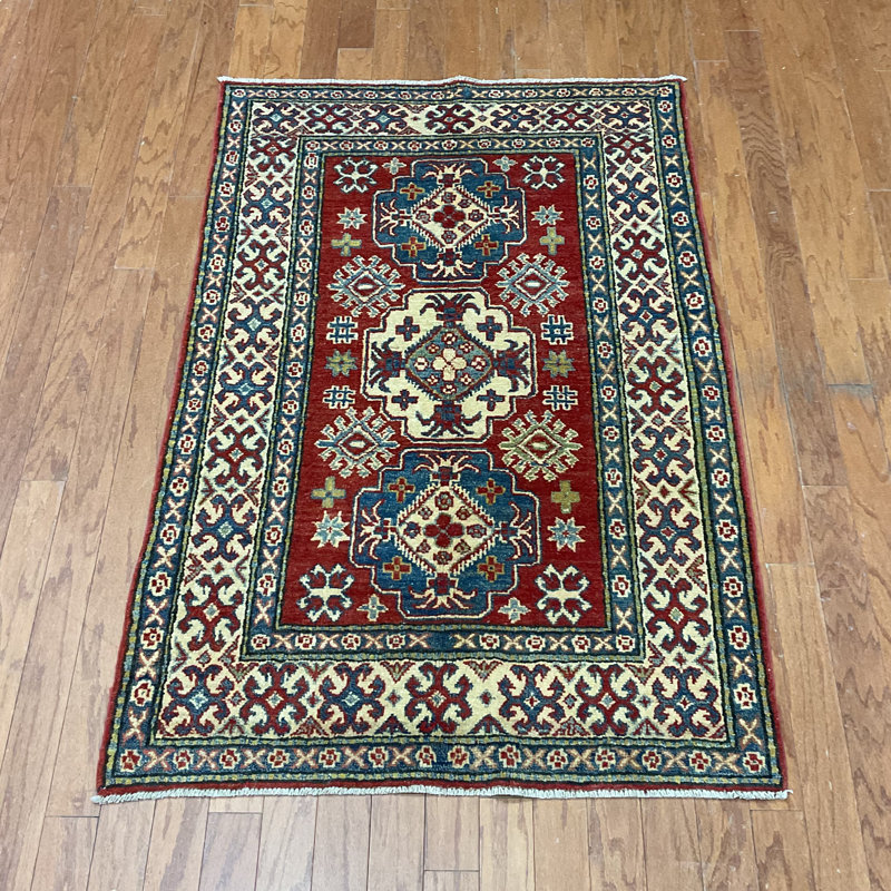  Tapis en laine fait à la main Kazak
