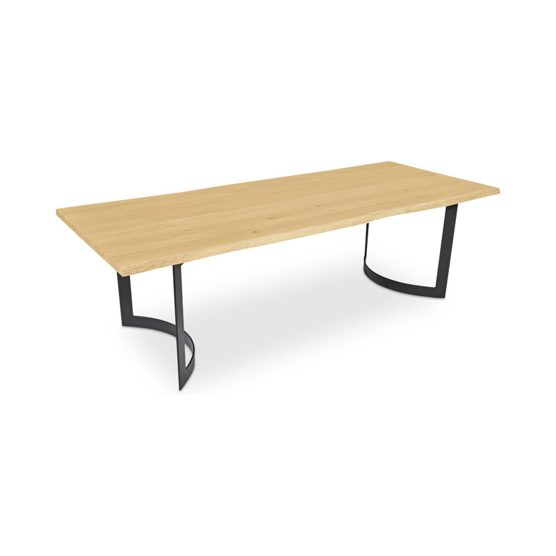 Bent Dining Table, 29.5" H x 98.5" W x 40" D