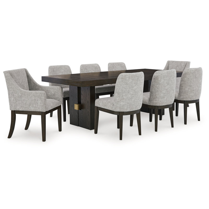 Burkhaus Dining Table and 8 Chairs