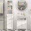 Hawkin Freestanding Linen Cabinet