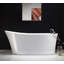 Ensemble de baignoire et robinet de baignoire autoportante en acrylique 67 po x 32 po (perceuse nécessaire)-105426488