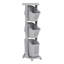 Bernards Polyethylene Plastic Laundry Room Organizer with Wheels-1566380674