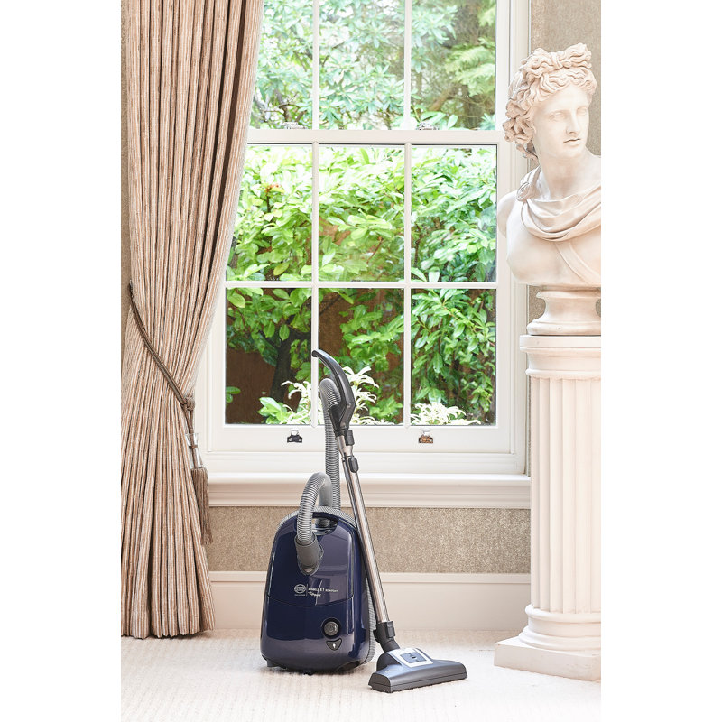 Sebo E1 ePower Cylinder Vacuum Cleaner, Navy Blue
