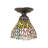 7" Wide Wisteria Flushmount