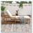 5-Position Adjustable Chaise Lounge Chair with Acacia Wood Frame and 3.9" Thick Cushion-1091457212