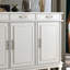 Banc de rangement blanc en bois manufacturé-1743652677