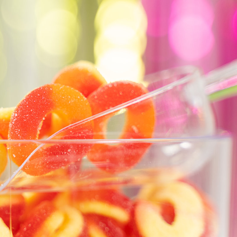 Cuillère à bonbons jetable en plastique Basic