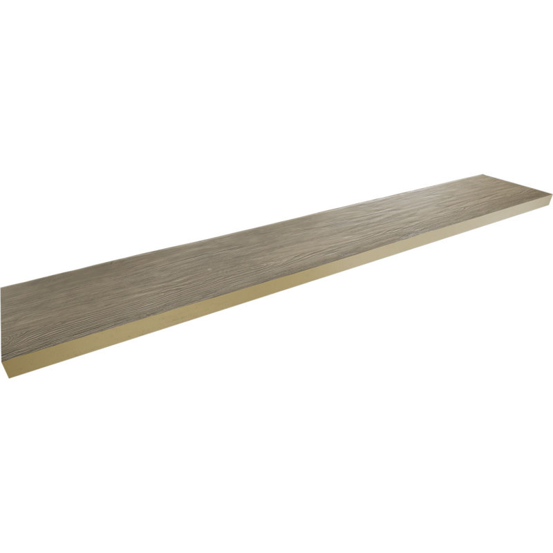 Planche de poutre en faux bois Endurathane, Amande, H 12 po x l 72 po x P 1 po