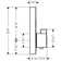 Showerselect S 1-Handle 6-Inch Wide, Temperature Memory, Thermostatic Valve Trim Only, with Diverter