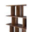 Irregular Solid Wood Geometric Bookcase-1551086715