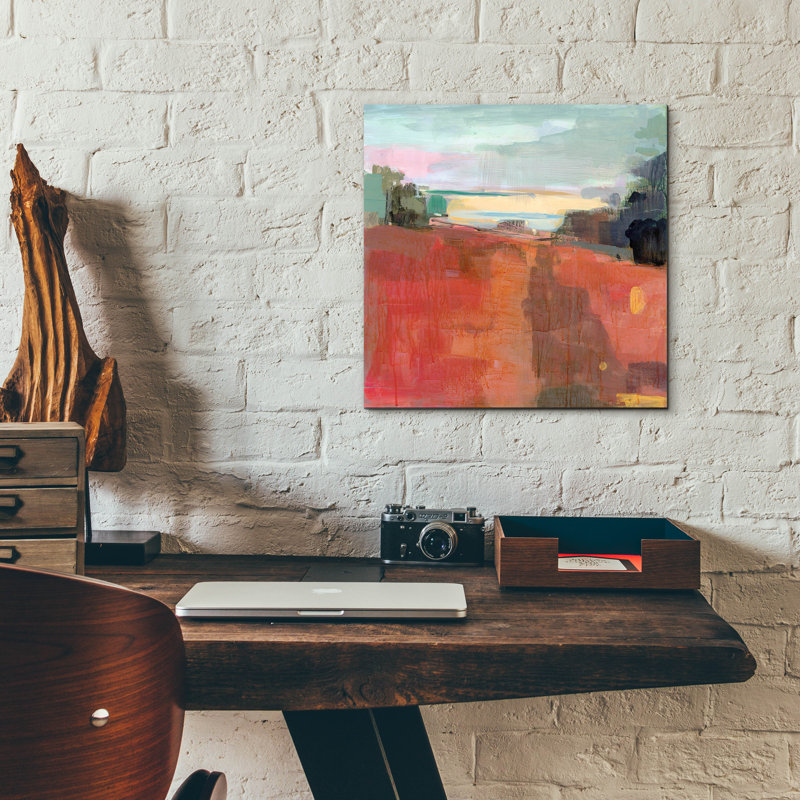 «Path To The River» par Kathleen Robbins, H 12 po x l 12 po x P 0,13 po