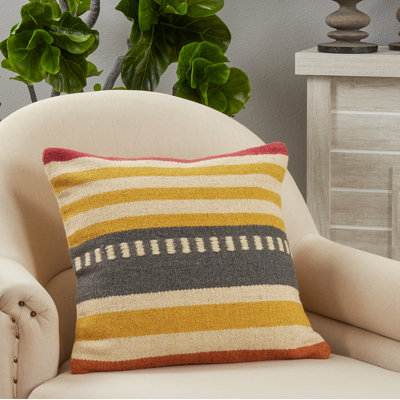 Square Cotton Pillow Cover & Insert