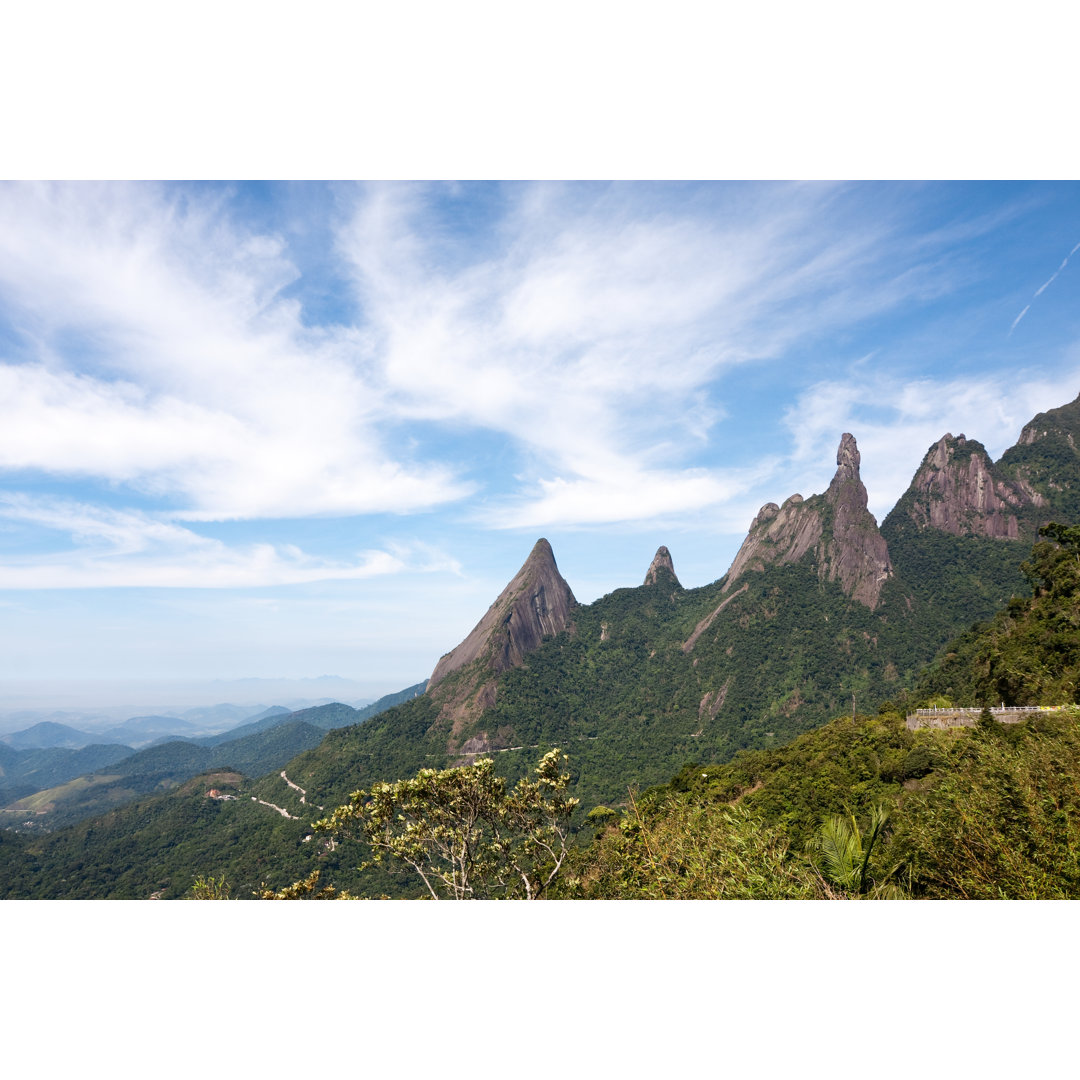 Berge in Rio De Janeiro von Richmatts - Leinwandbild