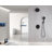 8 Inch Rain Shower System With 6 Modes Top Head & 8 Modes Handheld Shower - High Pressure Brass Valve-126492500