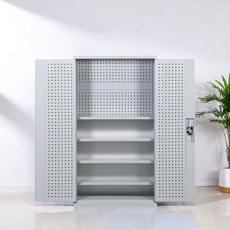 Multi-functional Large Capacity Garage Lockers, White