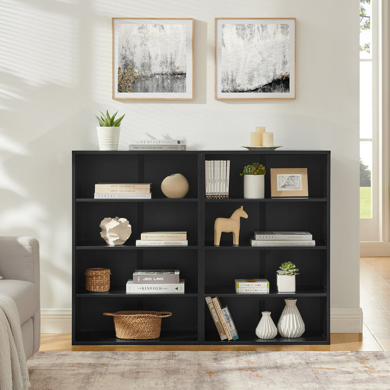 Armoire de rangement pour CD et DVD, Noir