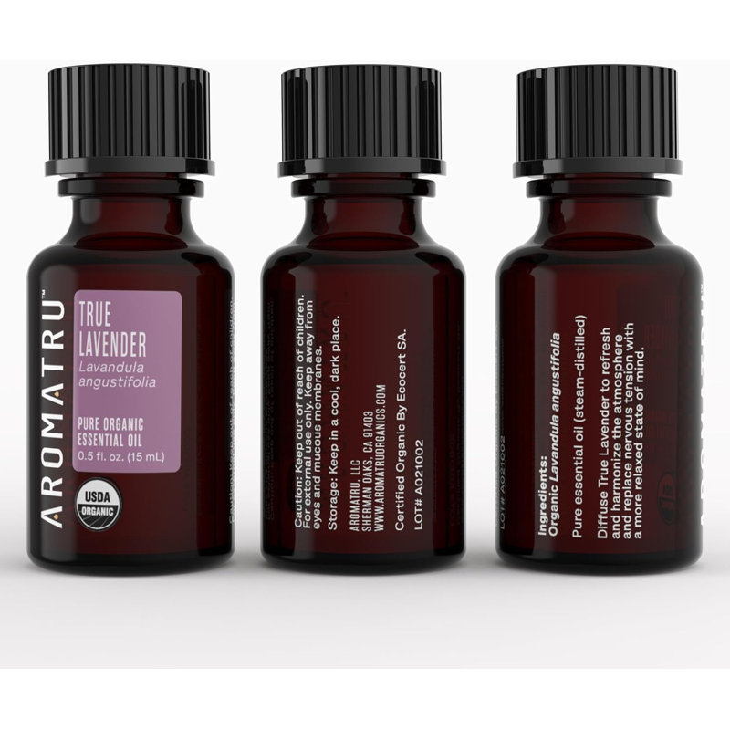 Trousses d'huiles essentielles AromaTru - Organique et sauvage - Sans charges synthétiques - Certifié ISO Lab pour la pureté - Éthique provenant de sources durables