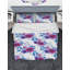 Ensemble de housse de couette peinte à la main designart fleurs sur fond foncé-35228592
