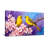 Animals Two Yellow Birds On Blossom Branch-931764344