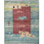 Tapis brun de haute qualité noué à la main