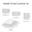 Full/Queen Comforter With Grey Background And Silver Metallic Print Elegant Firework-129761434-129761435