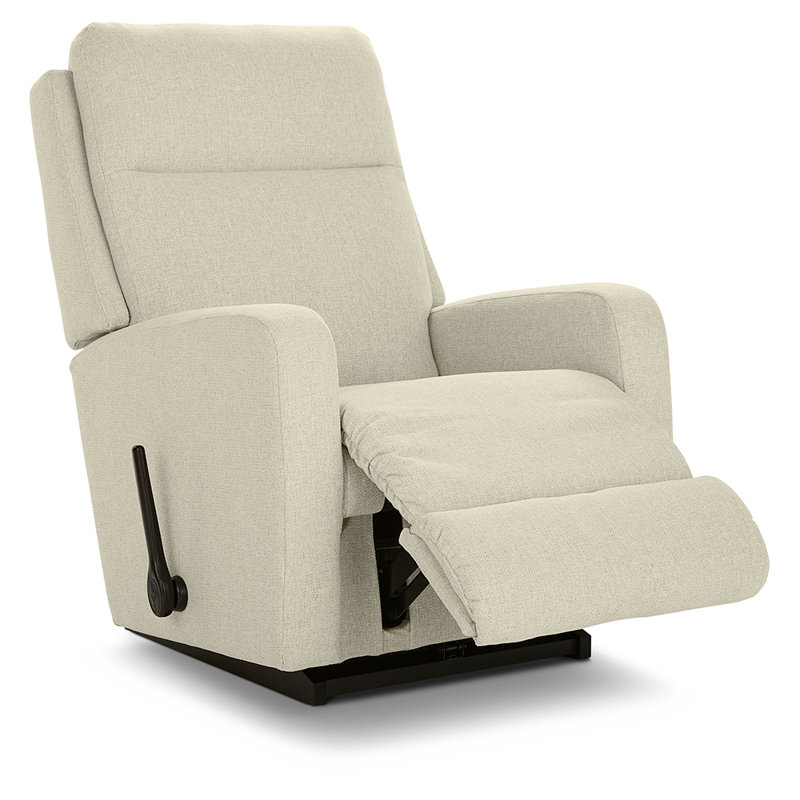Finley Manual Rocking Recliner, Bone