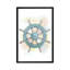 «Watercolor Ship's Wheel», reproduction sur toile tendue-28451614-72406896-72406897