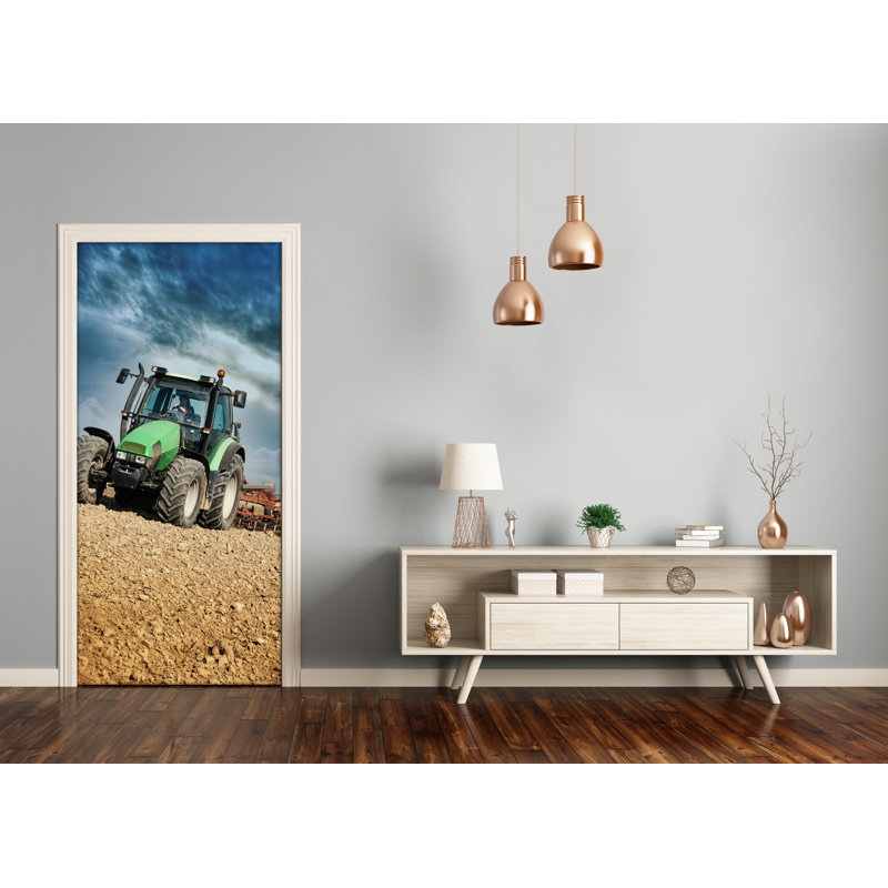 Vehicles Tractor Door Decal